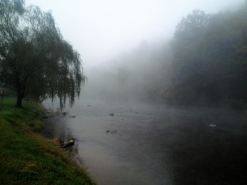 Misty river to the South…